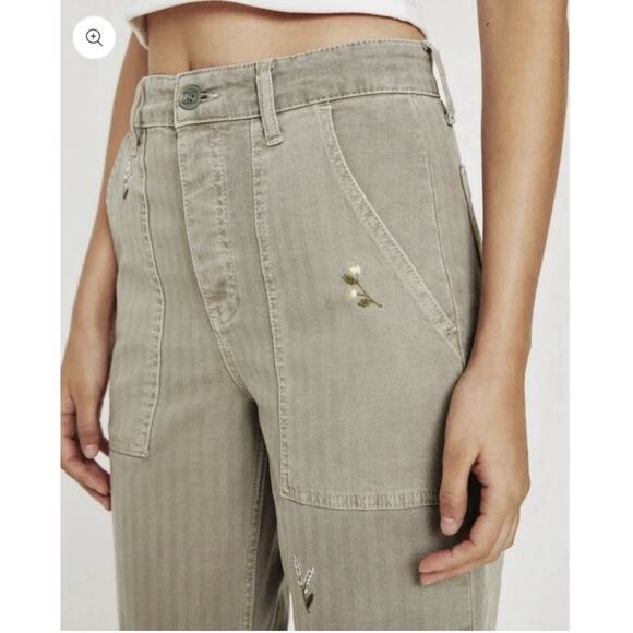 AG ADRIANO GOLDSCHMIED Pant 23 RELAXED STRAIGHT VTG Embroidered - Picture 4 of 13